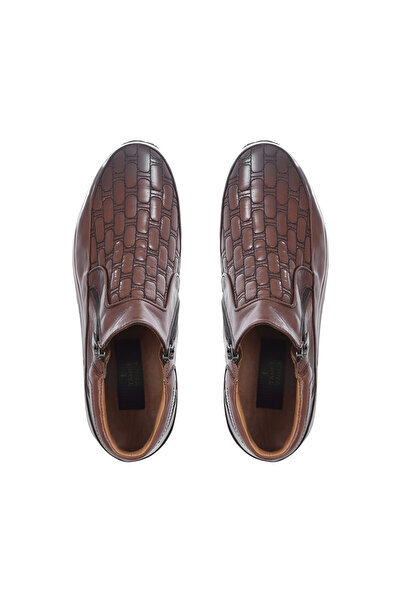 Tamer Tanca Ανδρικές μπότες από γνήσιο δέρμα Classic 477 49461 Erk Boots Sk21-22