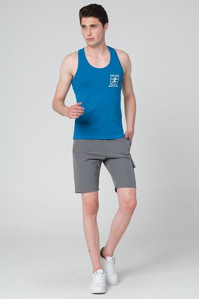 Rich Men's Swimmer Cut Sports Tank Running Athlete Tank Top
