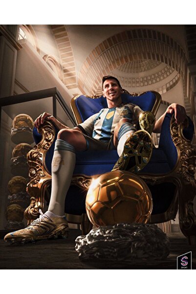 512 STORE Lionel Messi Baloon d'Or Poster 30x40