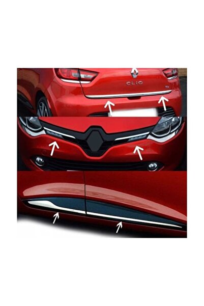 chrome gleam Renault Clio 4 Krom 3'lü Seti (2012-2018)