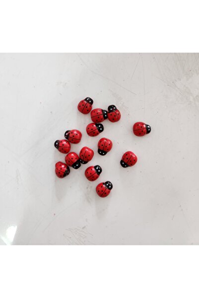 fundahobi 50 قطعة من الخنفساء الخشبية الحمراء - الترابط