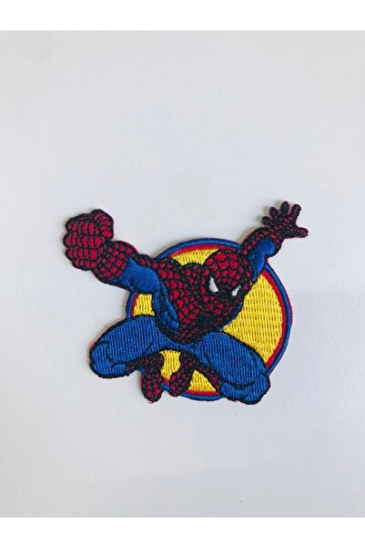 Marvel Iron-On Woven Crest Patch Spiderman - Spider-Man Character G (Original Licensed Product)
