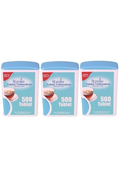 Fibrelle 1500 Tablets Sweetener - 500X3 Boxes