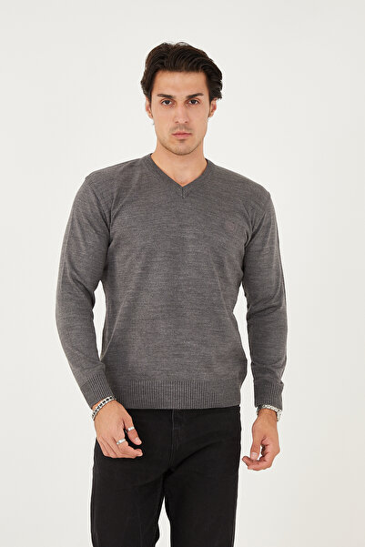 KMKkombin KMKKOMBİN MEN'S V-NECK SPECIAL SWEATER
