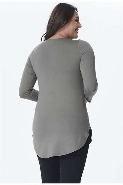 MYLİNE Long Sleeve Knitted Tunic