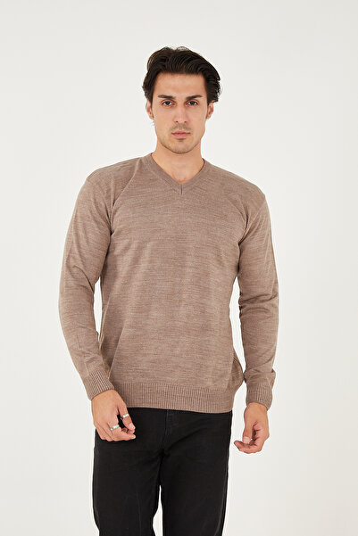 KMKkombin KMKKOMBİN MEN'S V-NECK SPECIAL SWEATER