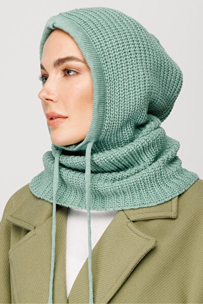 Mooncorn Water Green Balaclava Knitwear Headboard