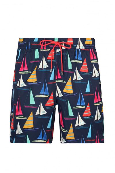 ZEKİ PATTERNED MEN'S SHORTS