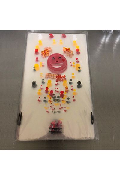 Festiva Cotton Candy Bag on a Stick Medium Size - 500 Pieces (with Clip Gift)