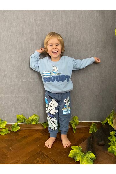 Limoon Snoopy surfer tracksuit suit boy