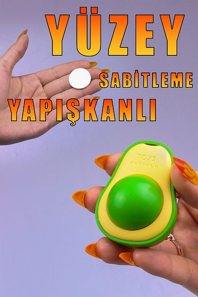 AlaPet Cat Mint Ball (Avocado Catnip) with Wall Sticking Apparatus (Mint with Extra Vitamins)