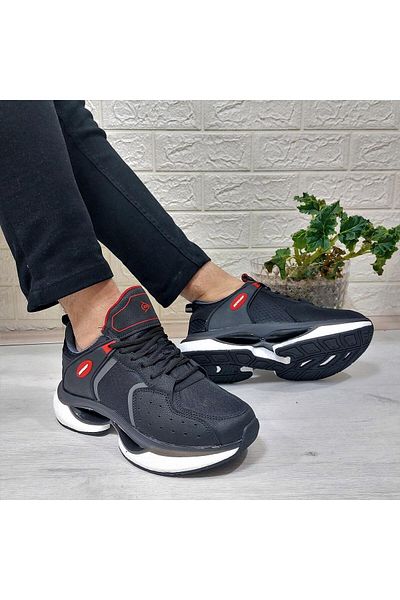 DUNLOP 2401 Black Fuspet Air Comfortable Sole Men's Sports Shoes