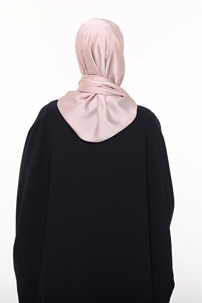 Altobeh Women's Plain Crepe Satin Shiny Luxury Evening Dress Shawl-beige