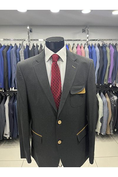 MASSARO ВЪЛНЕНО ФЛАНЕЛЕНО ЗИМНО ЯКЕ SLIMFIT