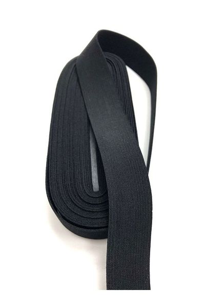 mrtbilisim Black Hard Soft Laundry Skirt Waist Leg Bebe Flat Rubber 2.5cm 25 Yards Quality Rubber Frost