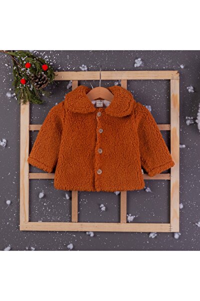 DIDuStore Welsoft Fluffy Textured Baby Cardigan Model