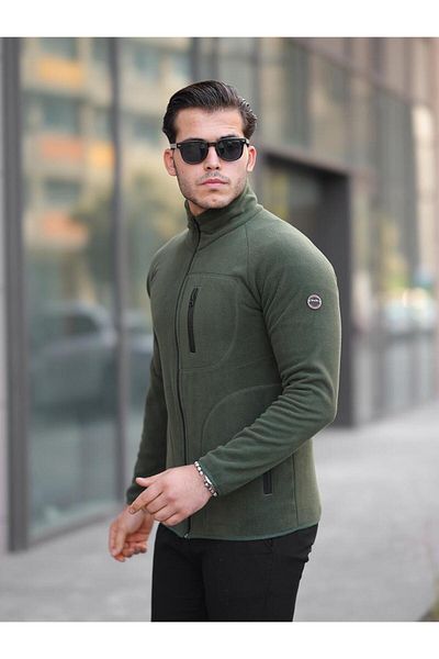 northerner Men's raised winter fleece cardigan