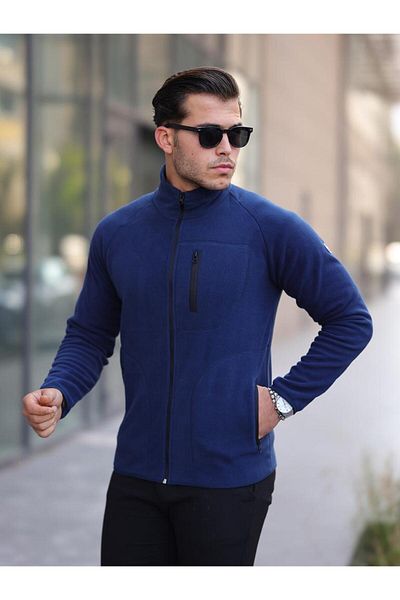 northerner Men's raised winter fleece cardigan