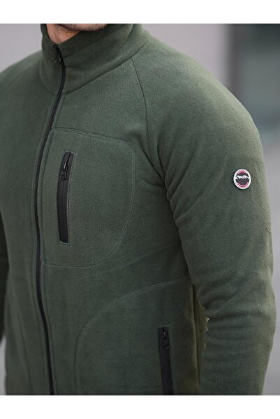 northerner Men's raised winter fleece cardigan