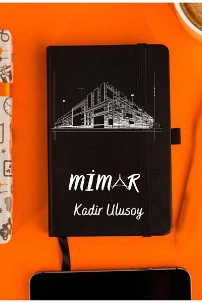 Hediye Vakti مفكرة جلدية هدية لصديق المهندس المعماري