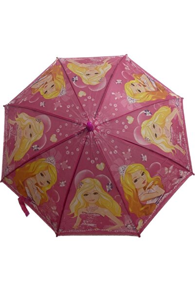 mayakids Princess Barbie bebek Şemsiye Elsa Anna bebek Karakterli Düdüklü Çocuk Şemsiyesi Naylon Şemsiye