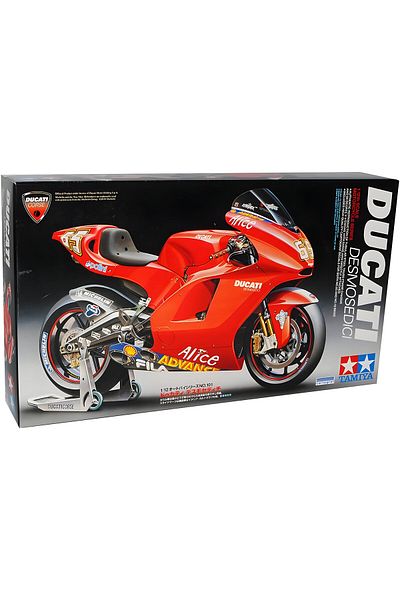 TAMIYA 1/12 Ducati Desmosedici Plastic Motorcycle Model Kit, Disassembled Hobby Set