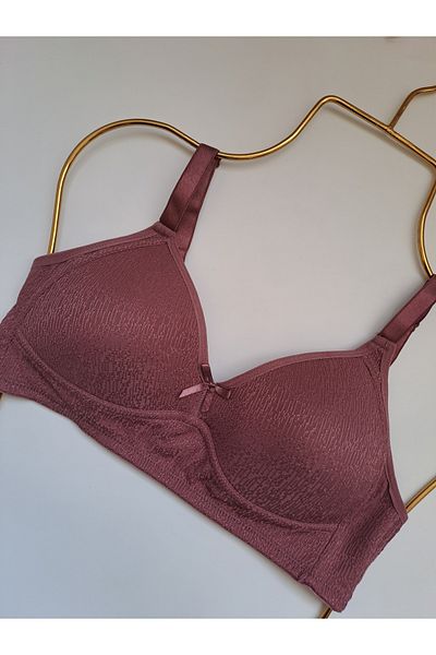 NARIYA Women's Large Size Bra C Cup Comfortable Daily Empty Cup Non-Wireless Bra Half Undershirt Underwear