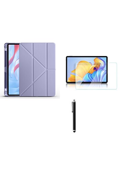 Nezih Case Huawei Honor Pad X9 Tri Folding Kalem Bölmeli Standlı Pu Deri Kılı...