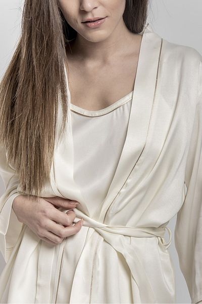 Gül Güler Fiore Medium Dressing Gown and Nightgown Set