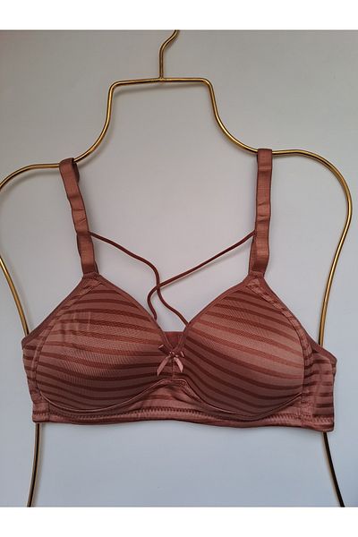 NARIYA Γυναικείο σουτιέν C Cup Plus Size Gathering Empty Cup Χωρίς Σουτιέν Underwire Άνετο καθημερινό μισό αθλητικό πλυντήριο