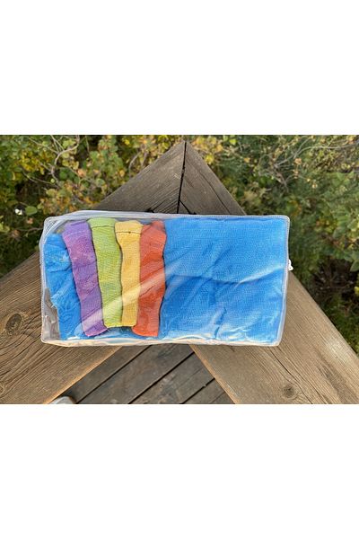 sutra Set de baie pentru copii din muselină cu 2 straturi