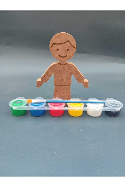 na neşeli ahşap Okul Öncesi Etkinlik .ahşap Boyama Seti.. Eğitici Ahşap Boyas...