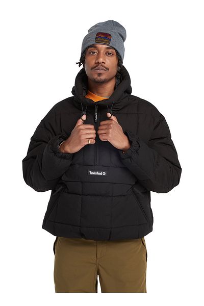 Timberland Ανδρικό παλτό με κουκούλα μαύρο Puffer - TB0A6JUD0011_Pullover