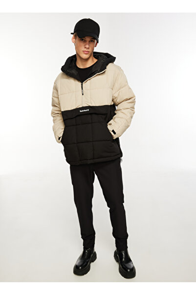 Timberland Bej Erkek Kapüşonlu Mont TB0A6JUDDZ71_Pullover Puffer Jacket