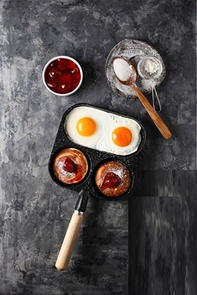 Kapıda Fırsatlar Crepe and Omelette Pan 3 Compartment Pan