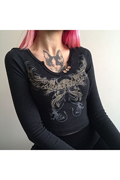 Köstebek Φούτερ με μοτίβο Fairy V λαιμόκοψη