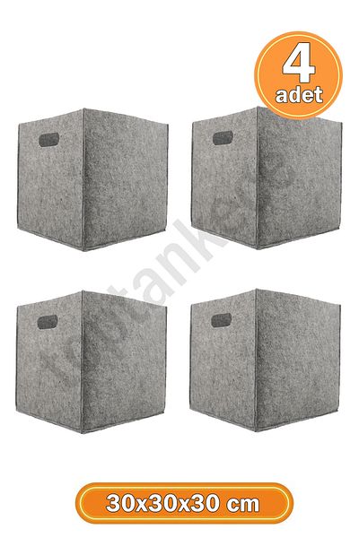 garaccu Multi-Purpose Felt Organizer In-Cabinet Organizer Storage Box 4 Pieces