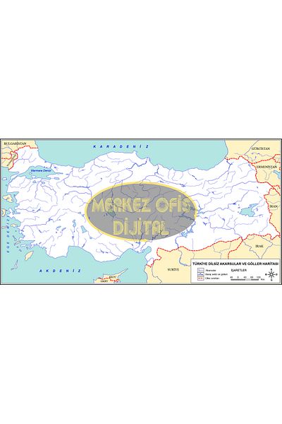 MOD خريطة عربة تركيا اللغوية 50x70 سم
