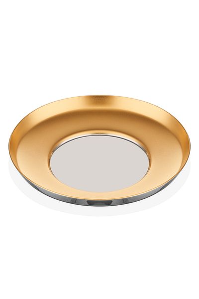 Narin Halley - Tea Plate - Large Size - Matte Gold