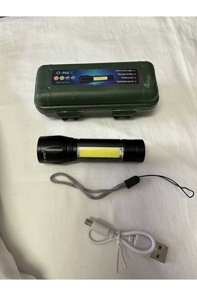 Qmax 3 çakarlı 3 modlu Mini El Feneri