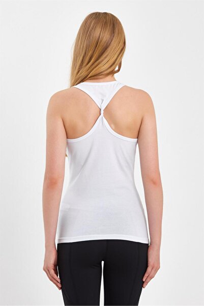 GRAB Αμάνικο Λευκό Μπλουζάκι