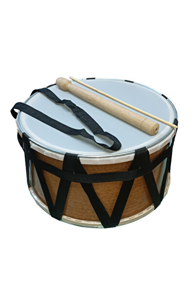 DESTAN MÜZİK Çoçuk Boy 30 Cm Davul Açık Kahverengi