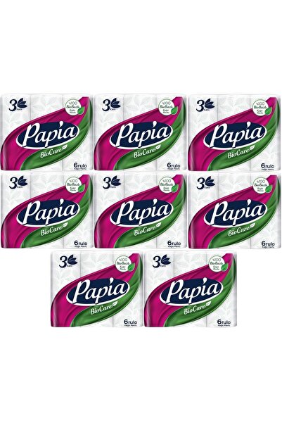 Papia منشفة ورقية (3 طبقات) مجموعة من 48 العناية الحيوية (8PK*6)