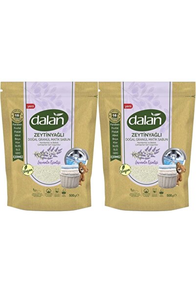 Dalan Doğal Granül Sabun Tozu 500gr Lavanta Esintisi (DOĞAL BEBEKLER İÇİN) (2...