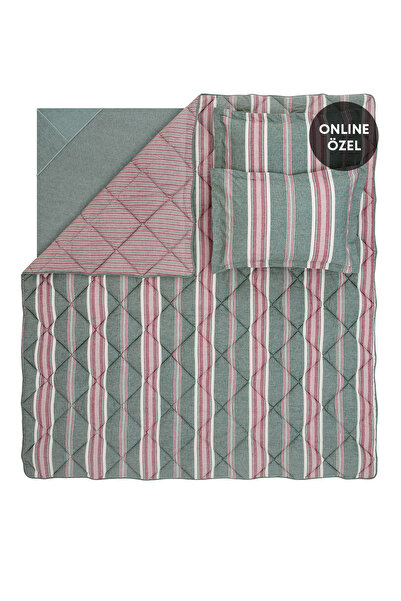 Yataş Chevron Tek Kişilik Ipliği Boyalı Uyku Seti - Yeşil