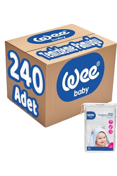 Wee Baby قطن تنظيف للأطفال 240 قطعة (4×60)