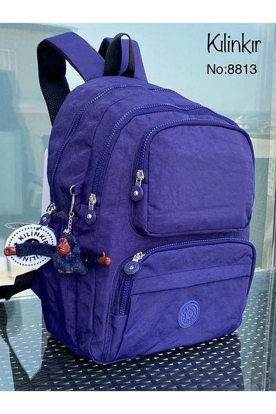 Klinkır Multi-compartment, large-volume, rainwater-repellent fabric backpack suitable for school