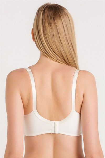 Magic Form 3983 Women's Ecru Non-Sponge Plain Fabric Underwire Supporting Bra