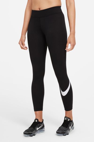 Nike Sportswear Essantial Leggins Clup Big Size Gray Leggings - Trendyol