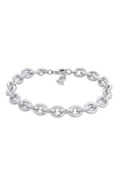 ELLI Armband Ankerkette Rolokette Unisex 925 Silber rhodiniert